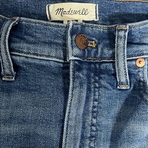 Madewell Slim Demi-Boot Blue Denim Jeans!! EUC 💙